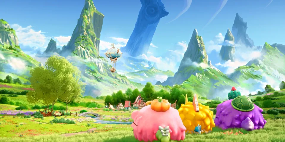 Lunaciaの土地と自然を描いた公式ワイドビジュアル