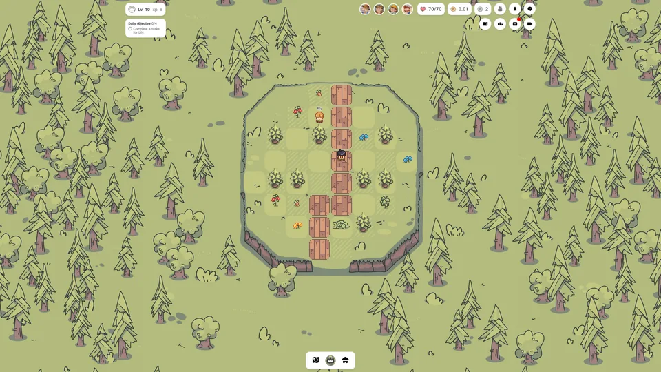 NomSteadの農村風景を描いた公式スクリーンショット