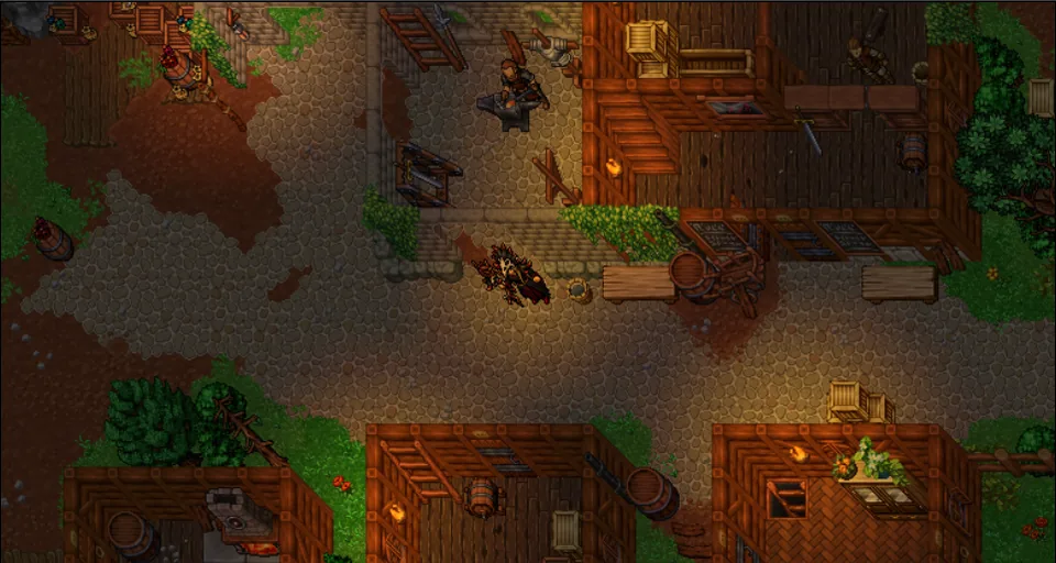 RavenQuestのサンドボックス世界を描いた公式画像