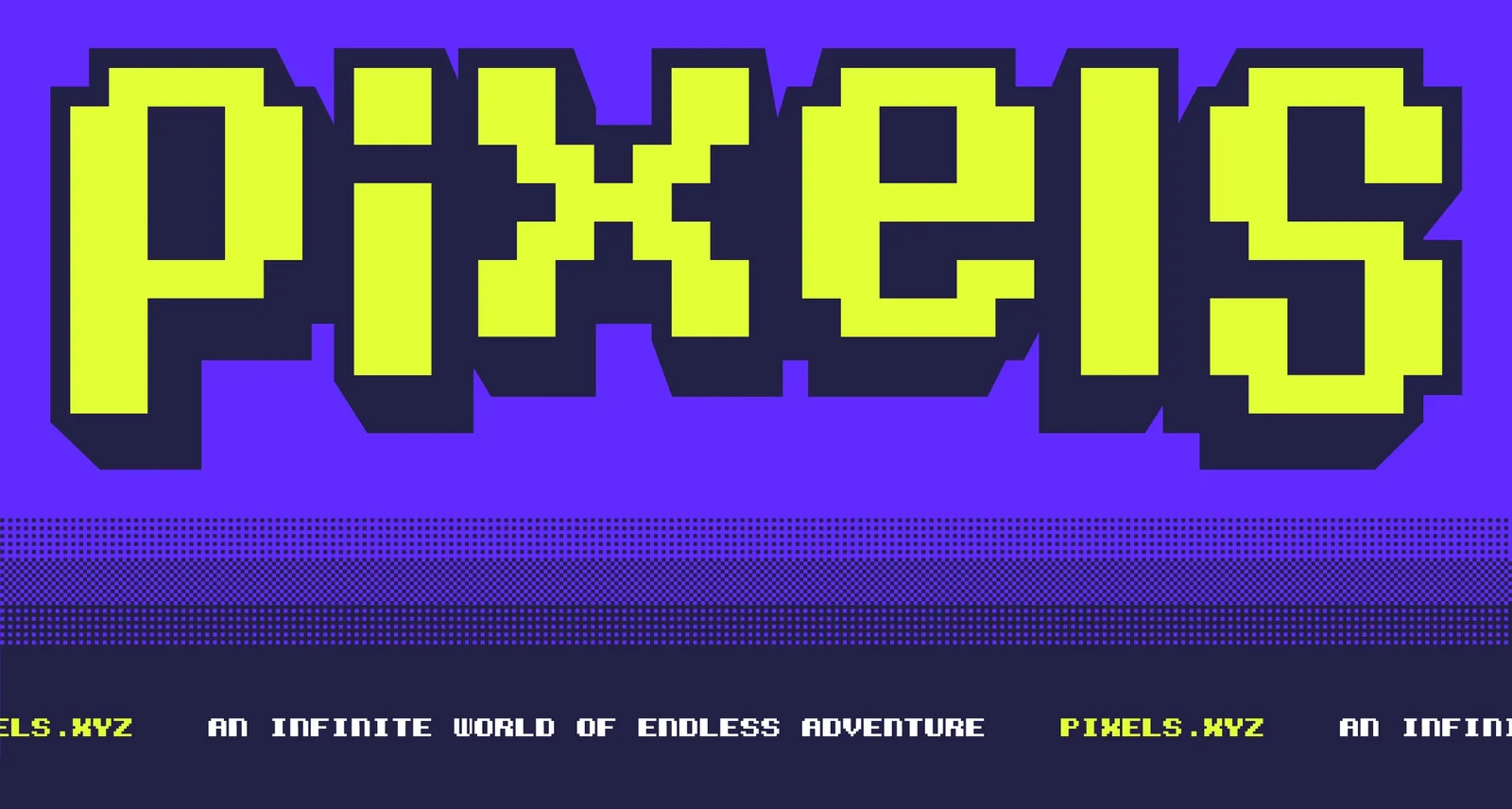 Pixelsの公式由来ゲーム画面